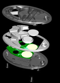 Sanji remote exploded view