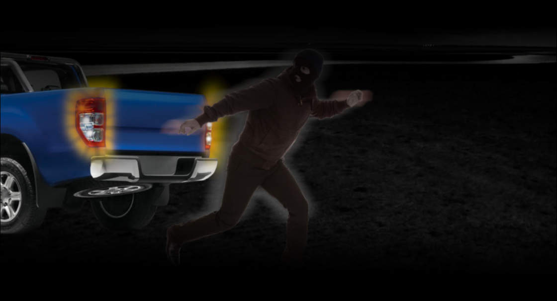 Theft of vehicle spare wheel